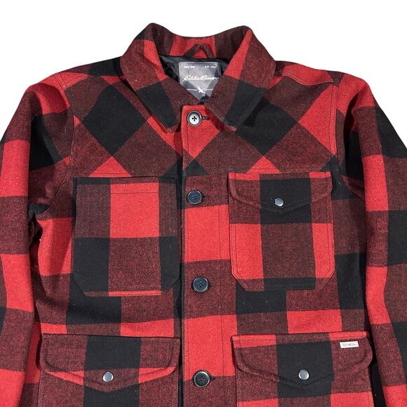 Eddie Bauer Mens Bulman Creek Forester Wool Blend Coat Jacket - Picture 4 of 8